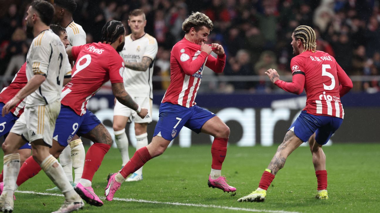 Atletico Madrid dump Real Madrid from Copa del Rey in thrilling win